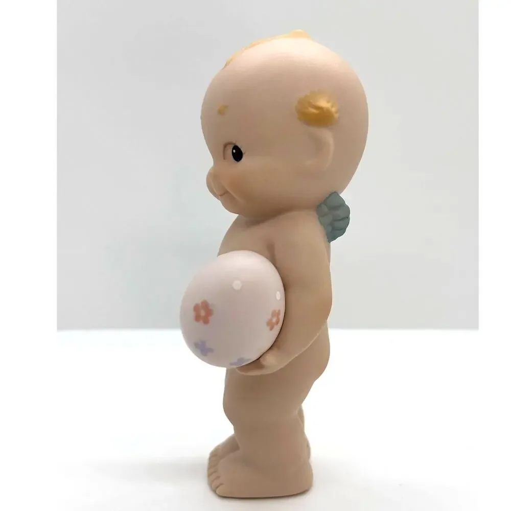 VTG 1992 Jesco/Enesco Rose O'Neill Porcelain Kewpie Doll Figurine, Easter Egg